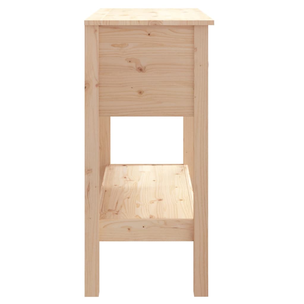 konsolbord 75x35x75 cm massivt fyrretræ