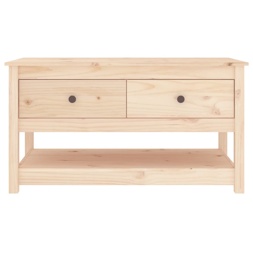 sofabord 102x49x55 cm massivt fyrretræ