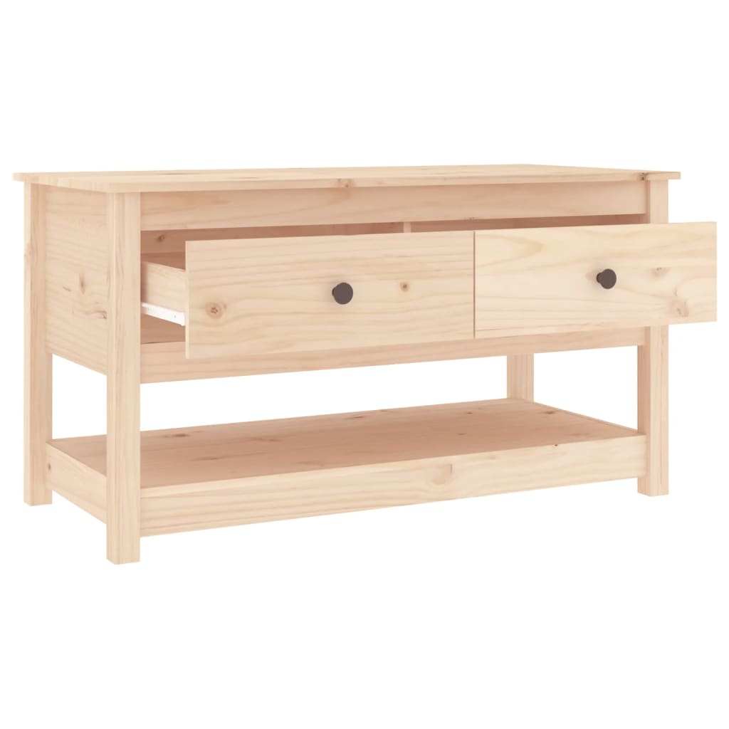 sofabord 102x49x55 cm massivt fyrretræ