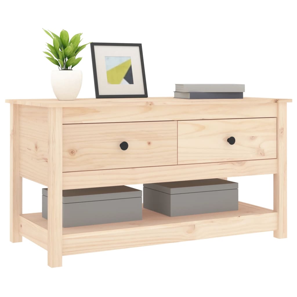 sofabord 102x49x55 cm massivt fyrretræ