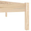 sengeramme uden madras 100x190 cm massivt fyrretræ