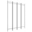 4-panels rumdeler 160x200 cm stof hvid