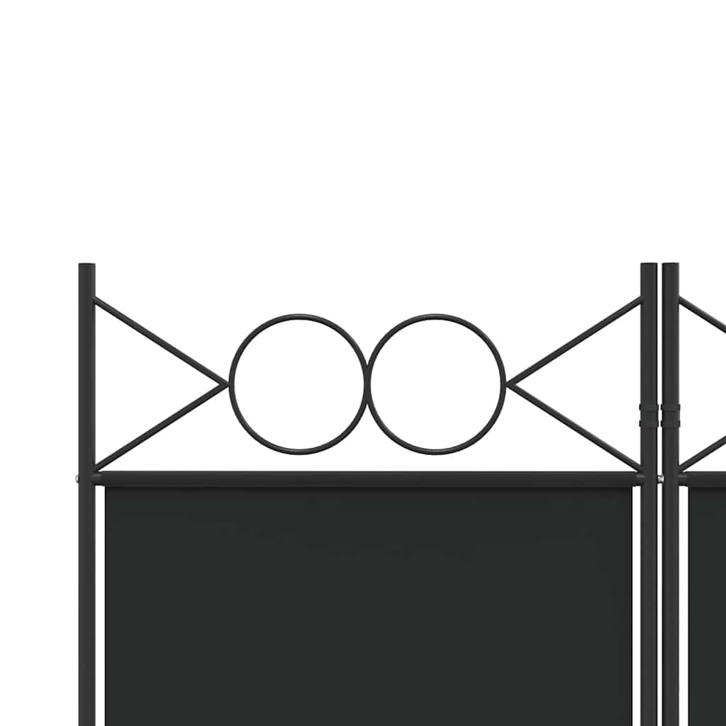 3-panels rumdeler 120x220 cm stof sort