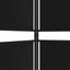 4-panels rumdeler 200x180 cm stof sort