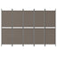 5-panels rumdeler 250x180 cm stof antracitgrå