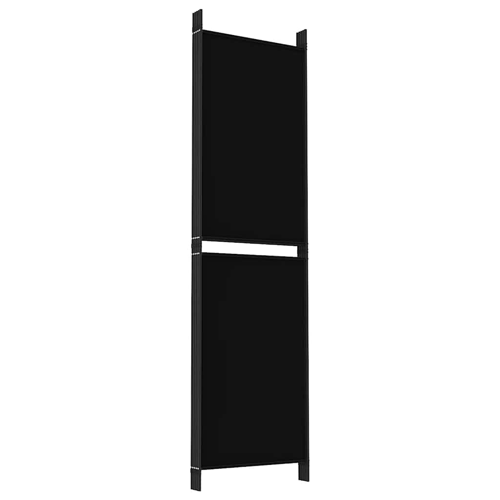 5-panels rumdeler 250x180 cm stof sort