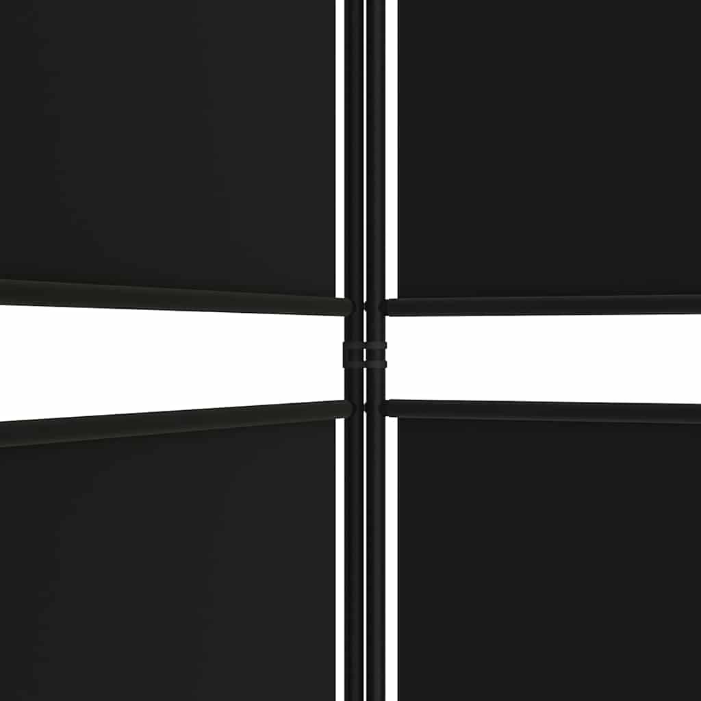 5-panels rumdeler 250x180 cm stof sort
