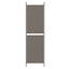 3-panels rumdeler 150x220 cm stof antracitgrå