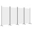 4-panels rumdeler 346x180 cm stof hvid