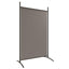 4-panels rumdeler 346x180 cm stof antracitgrå