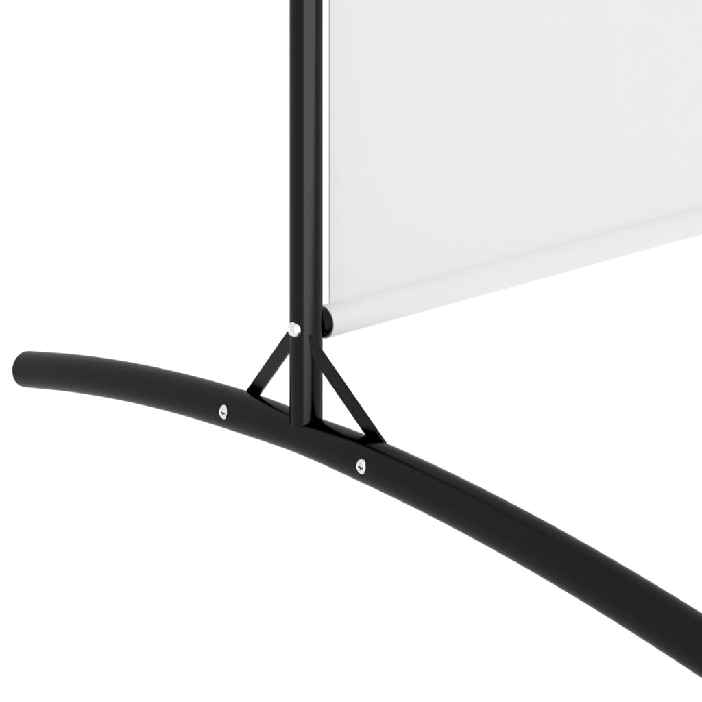 3-panels rumdeler 525x180 cm stof hvid
