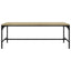 sofabord 100x50x35 cm konstrueret træ sonoma-eg
