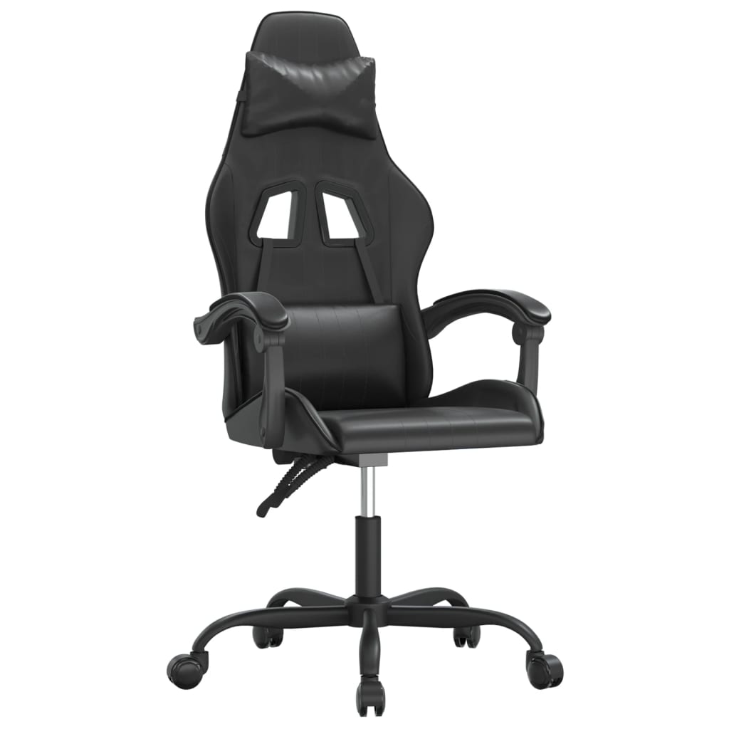 drejelig gamingstol kunstlæder sort