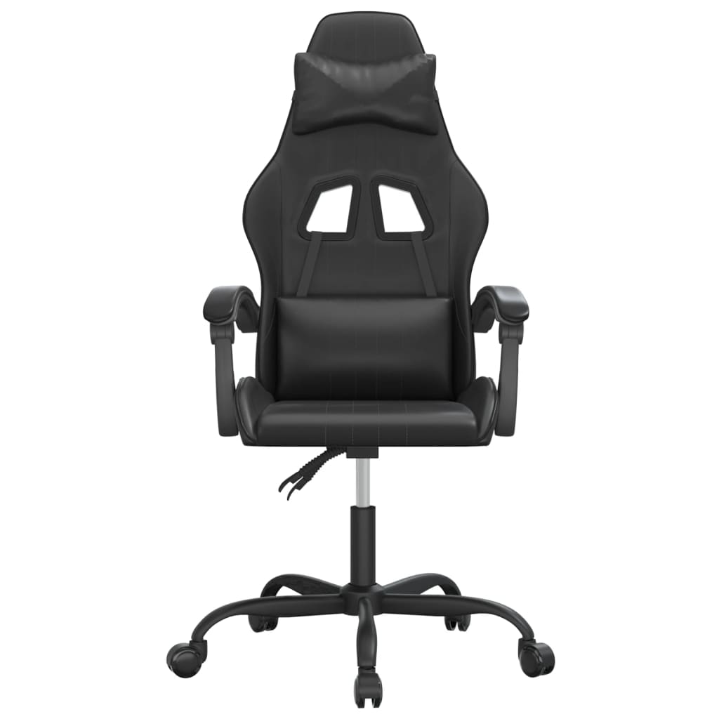 drejelig gamingstol kunstlæder sort