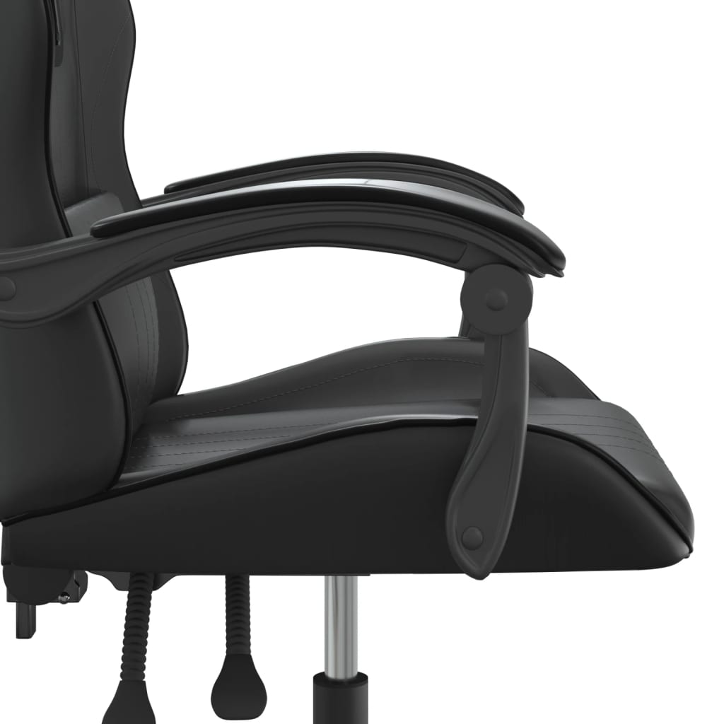 drejelig gamingstol kunstlæder sort