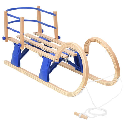 foldbar kælk med ryglæn 110 cm krydsfiner