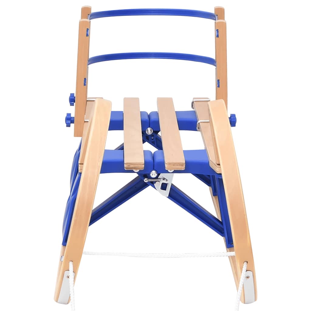 foldbar kælk med ryglæn 110 cm krydsfiner