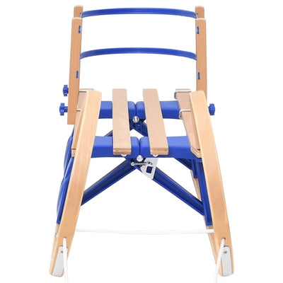 foldbar kælk med ryglæn 110 cm krydsfiner