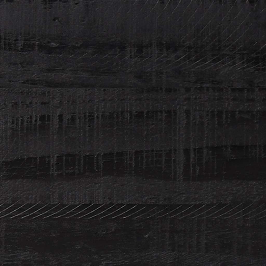 sengebord 36x30x45 cm massivt fyrretræ sort