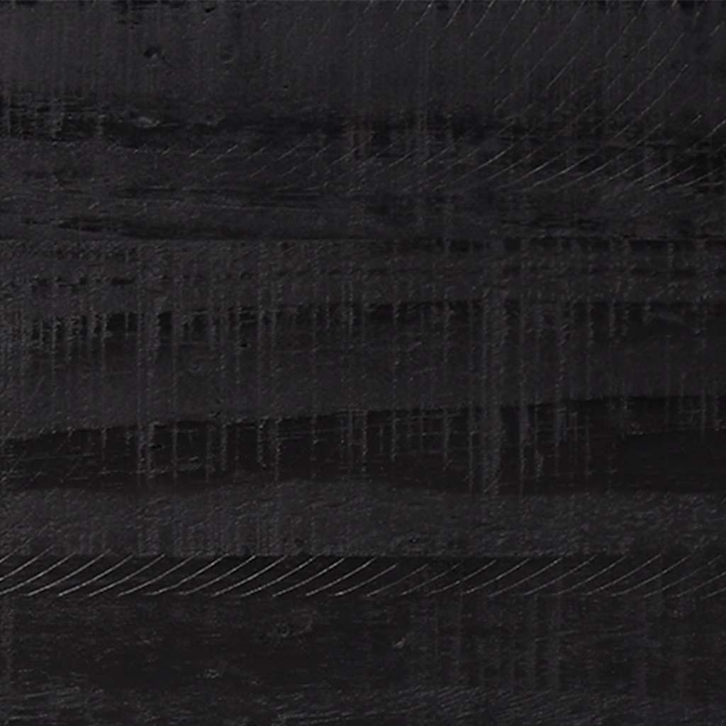 sengebord 40x30x55 cm massivt genanvendt fyrretræ sort