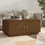 sofabord 80x50x35 cm massivt fyrretræ gyldenbrun