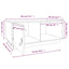 sofabord 80x50x35,5 cm massivt fyrretræ gyldenbrun