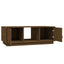 sofabord 100x50x35 cm massivt fyrretræ gyldenbrun