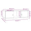 sofabord 100x50x35 cm massivt fyrretræ gyldenbrun
