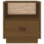 sengeborde 2 stk. 40x34x45 cm massivt fyrretræ gyldenbrun