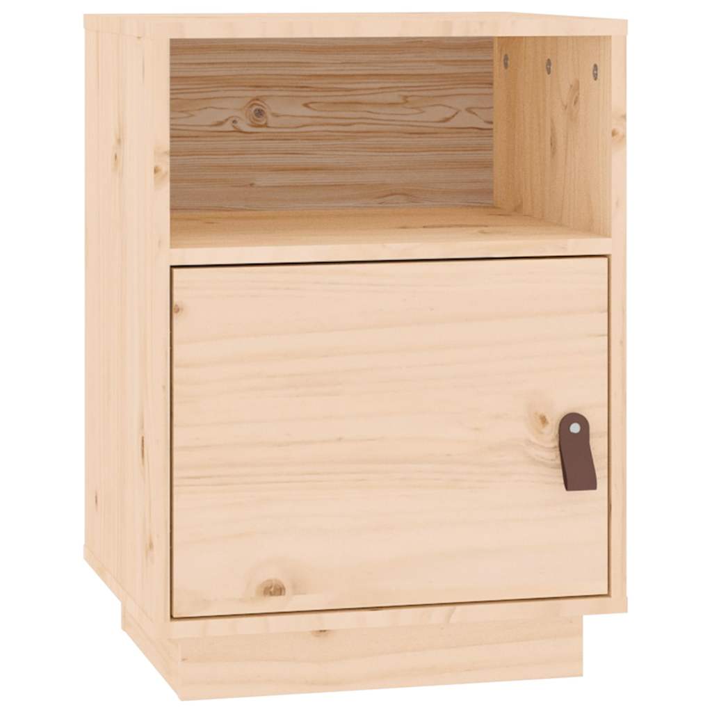 sengeborde 2 stk. 40x34x55 cm massivt fyrretræ