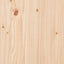 makeupbord 95x50x134 cm massivt fyrretræ