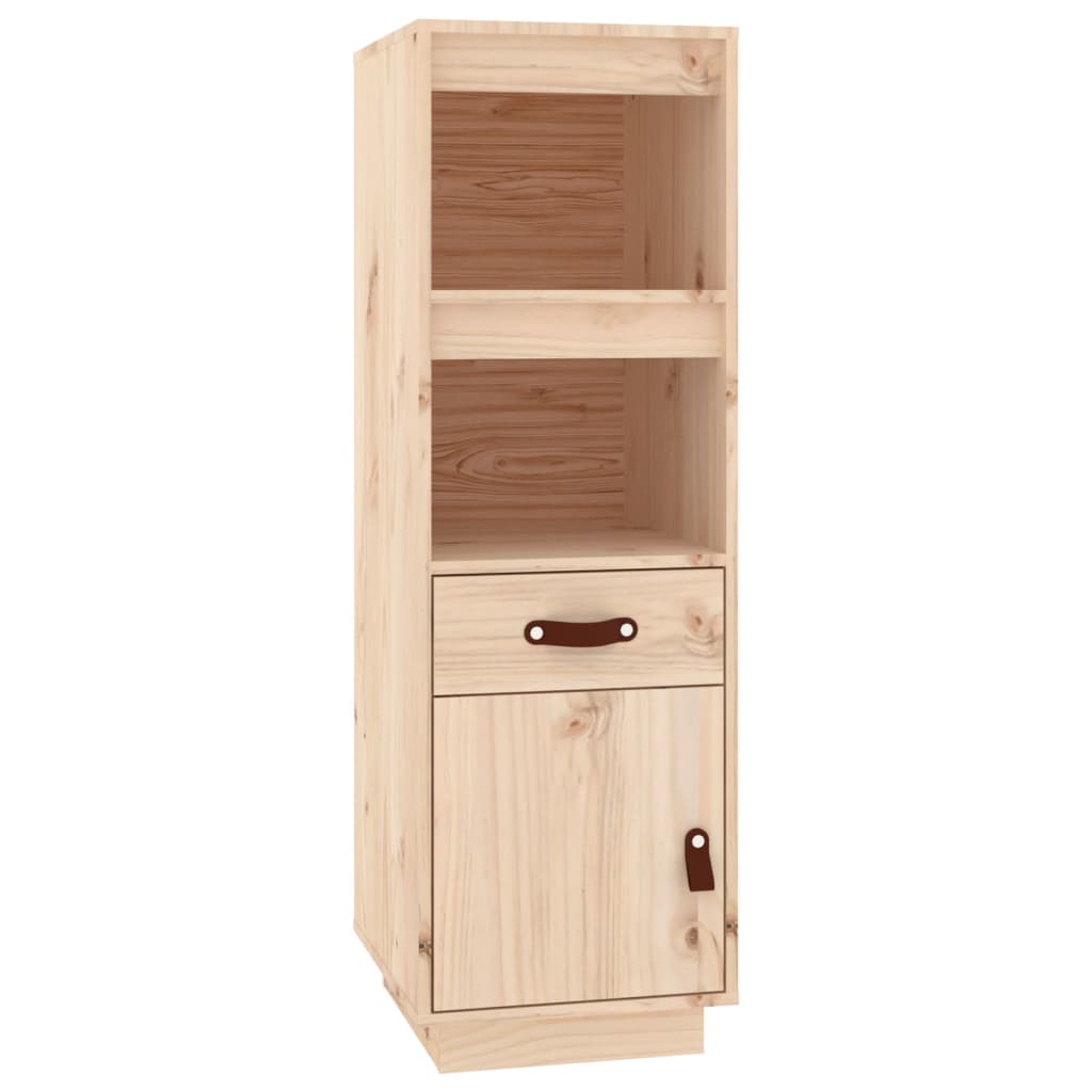højskab 34x40x108,5 cm massivt fyrretræ