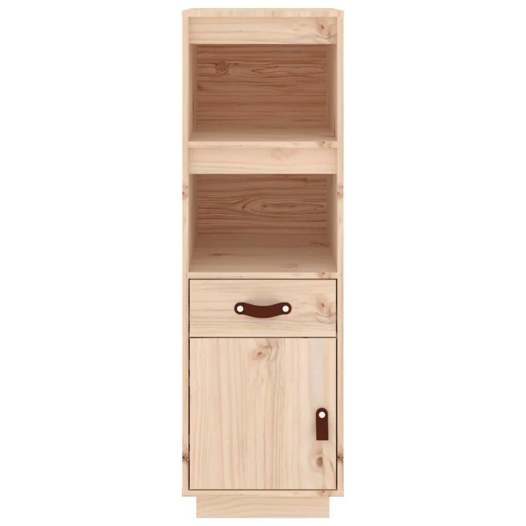 højskab 34x40x108,5 cm massivt fyrretræ