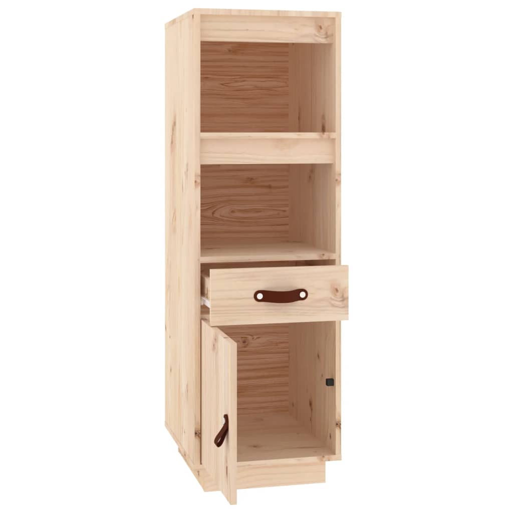 højskab 34x40x108,5 cm massivt fyrretræ