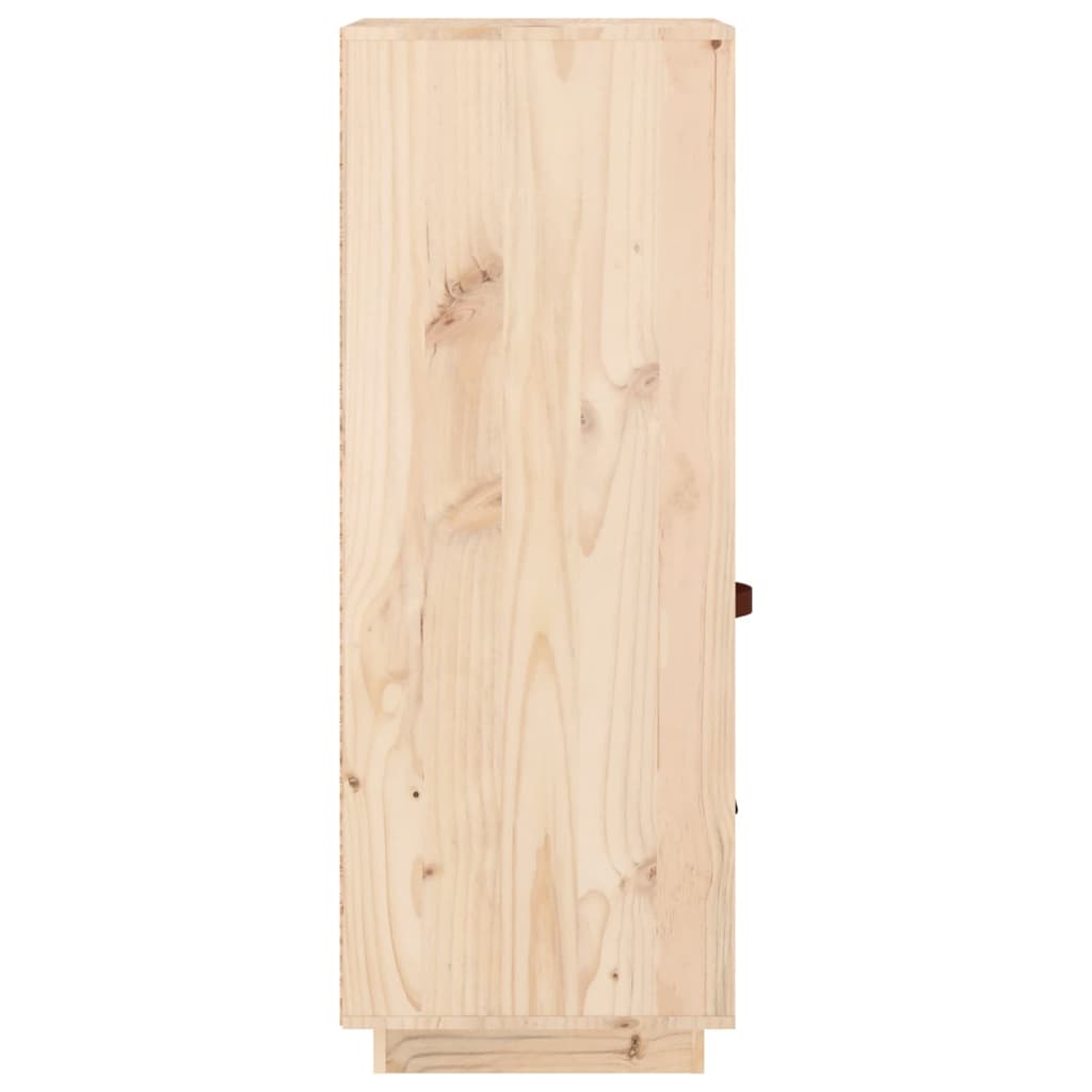 højskab 34x40x108,5 cm massivt fyrretræ