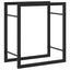 brændestativ 50x28x56 cm stål matsort