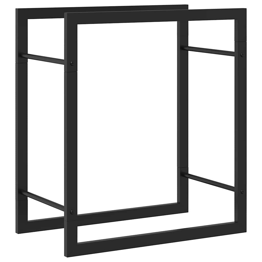 brændestativ 50x28x56 cm stål matsort