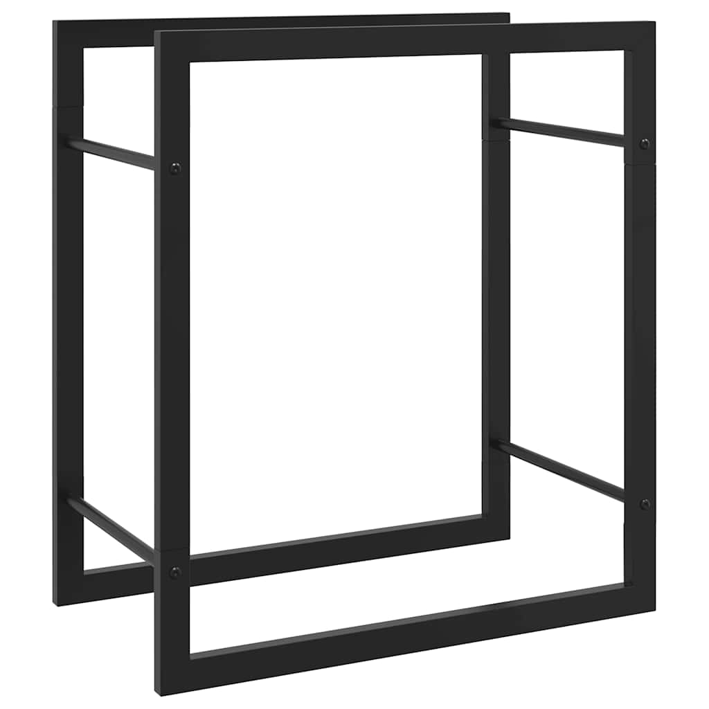 brændestativ 50x28x56 cm stål matsort