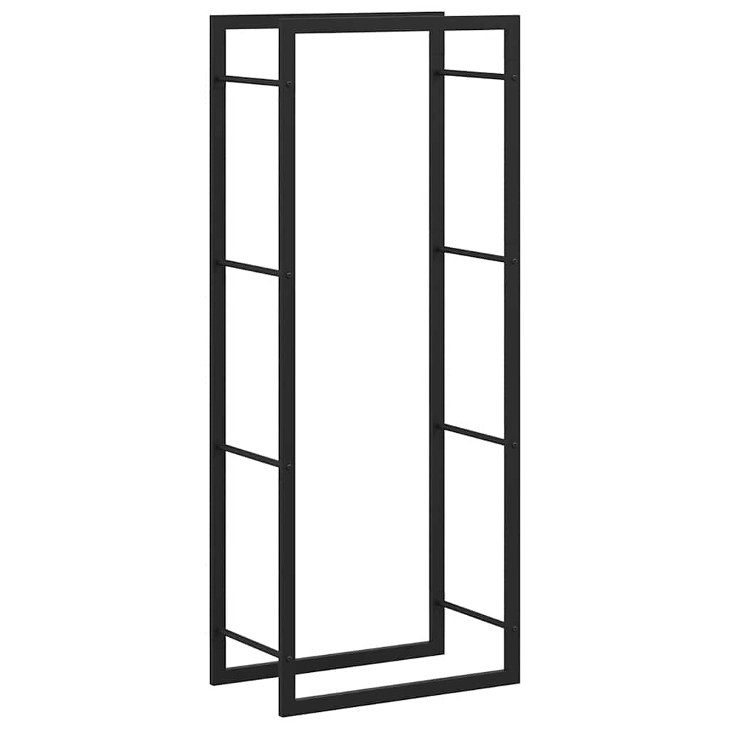 brændestativ 50x28x132 cm stål matsort