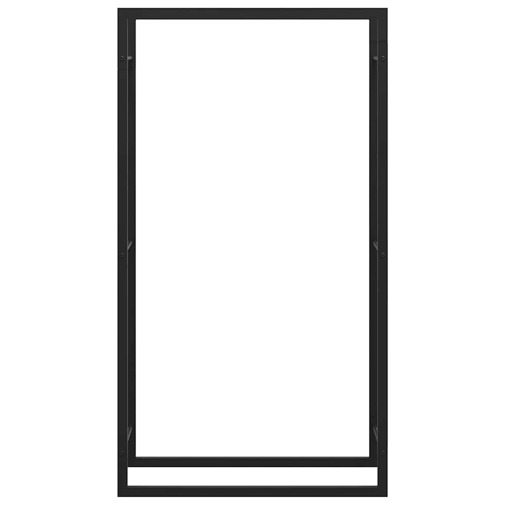 brænderist mat sort 80x28x154 cm stål