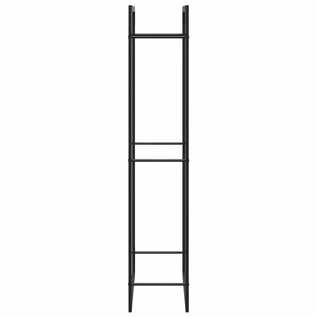 brænderist mat sort 80x28x154 cm stål