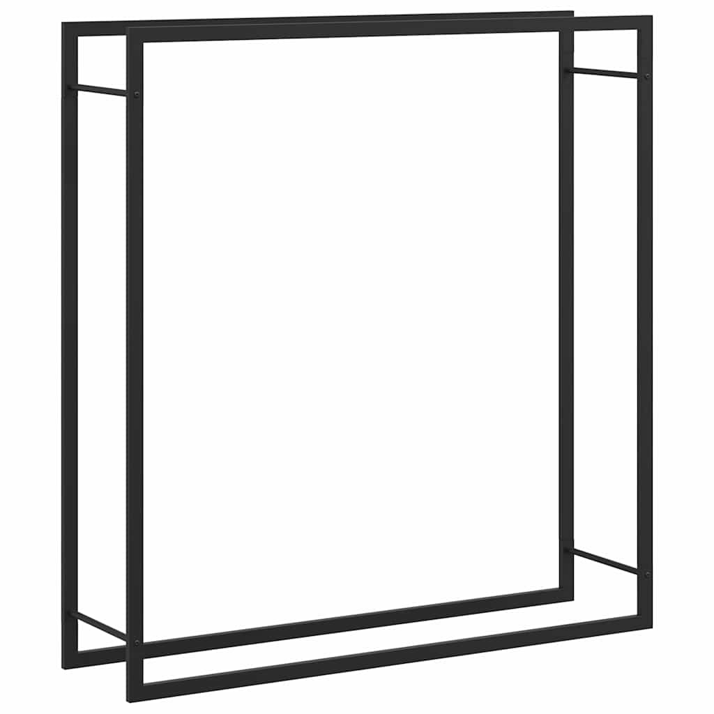 brændestativ 110x28x116 cm stål matsort