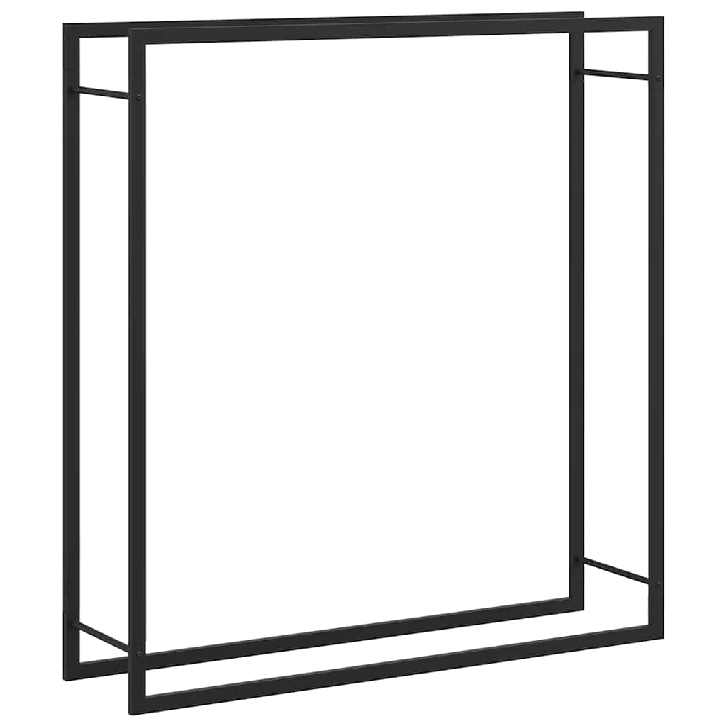 brændestativ 110x28x116 cm stål matsort
