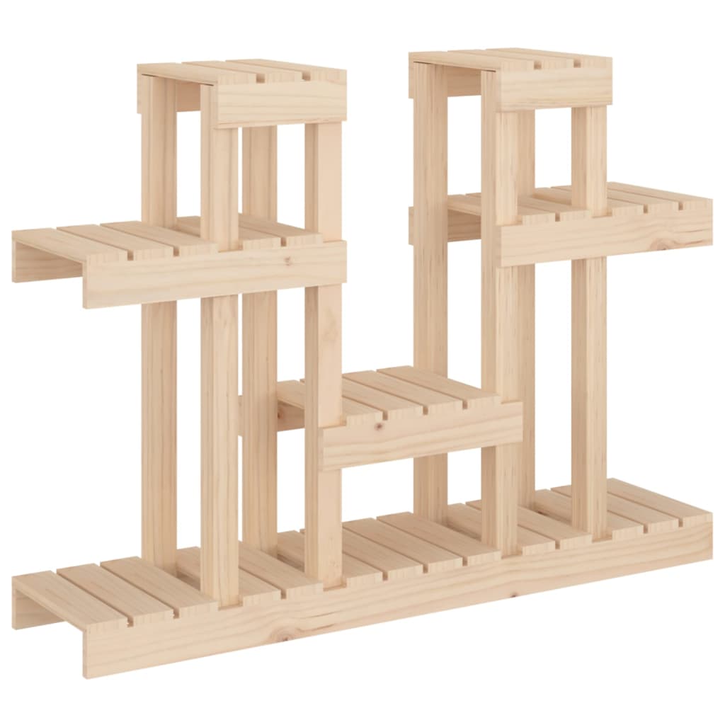 plantestativ 104,5x25x77,5 cm massivt fyrretræ