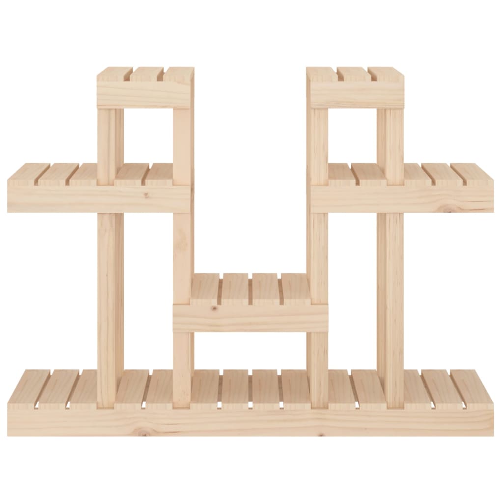 plantestativ 104,5x25x77,5 cm massivt fyrretræ