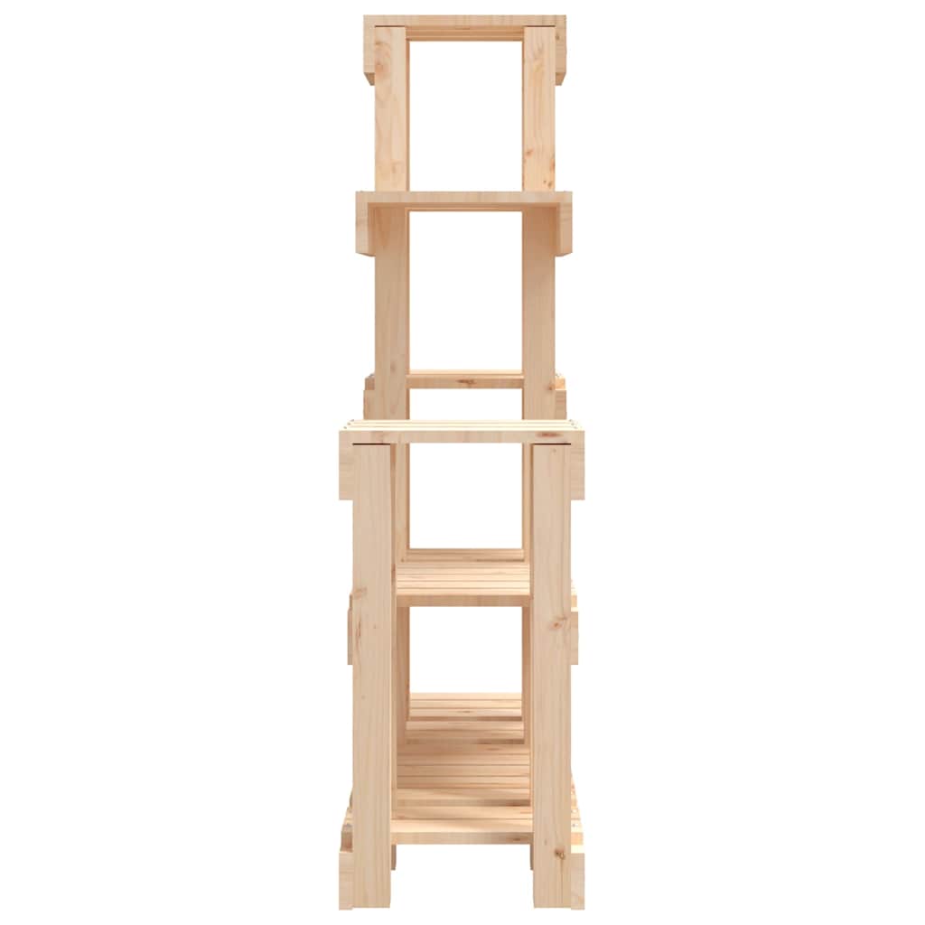 plantestativ 92x25x97 cm massivt fyrretræ