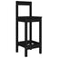 barstole 2 stk. 40x41,5x112 cm massivt fyrretræ sort