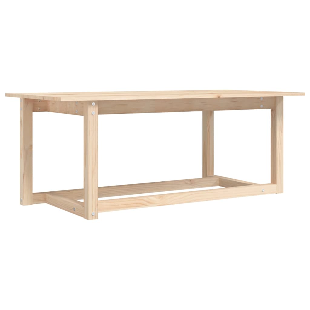 sofabord 110x55x45 cm massivt fyrretræ