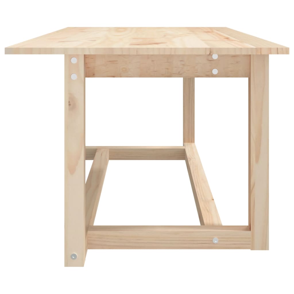 sofabord 110x55x45 cm massivt fyrretræ