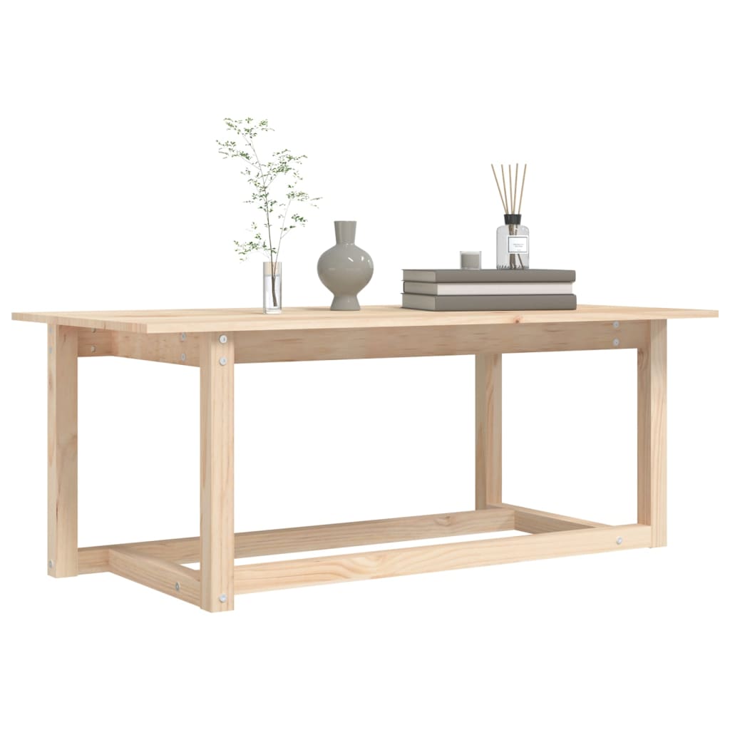 sofabord 110x55x45 cm massivt fyrretræ